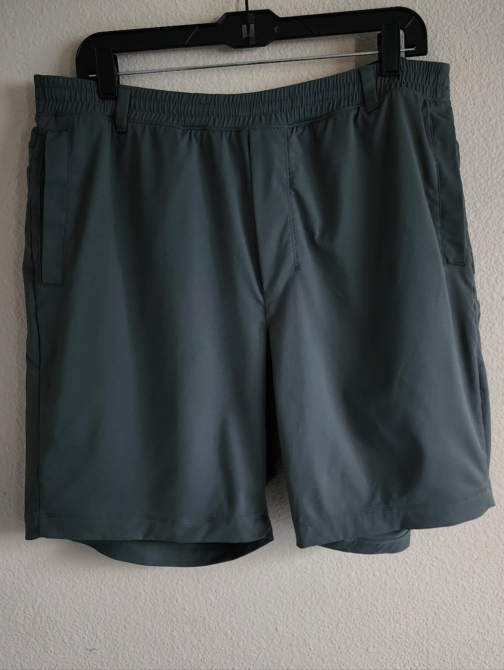Birddogs Men’s Lined Gym Shorts 3XL Long Dark Green Athletic Workout